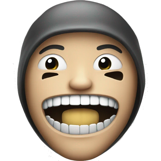 robber with teeth emoji