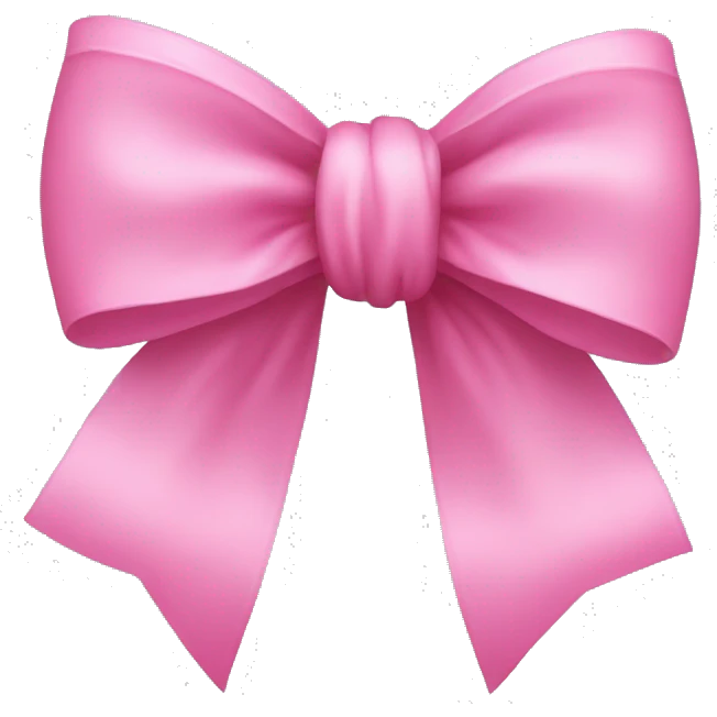 pink bow emoji