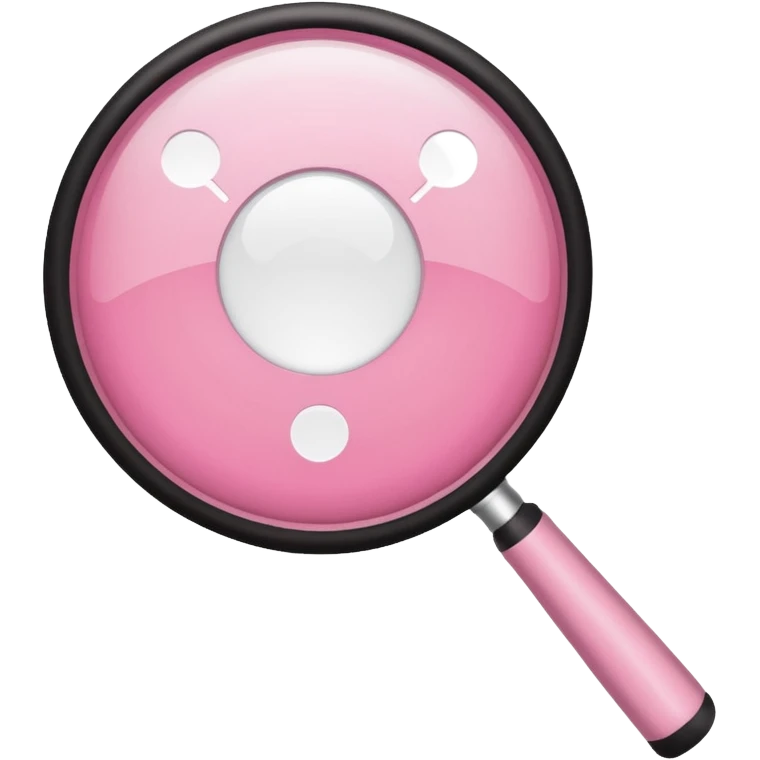 mix light pink dark pink and white girly wifi internet with a magnifying glass emoji
