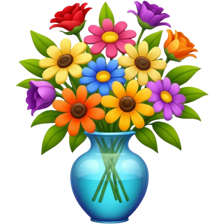 bouquet de fleurs emoji