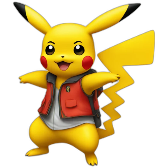 Pikachu rouge emoji