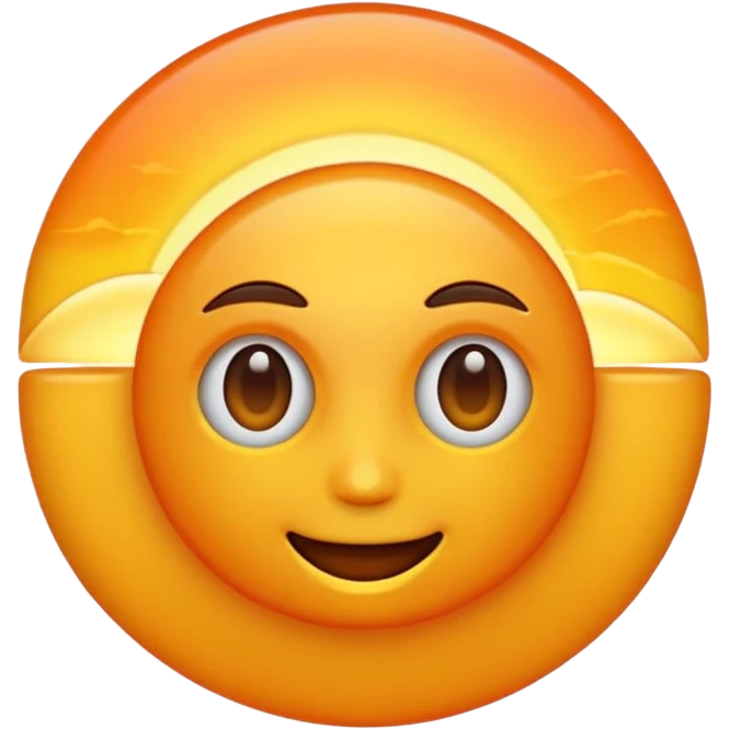 sunrise emoji