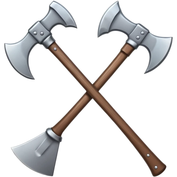 croisement de hache emoji