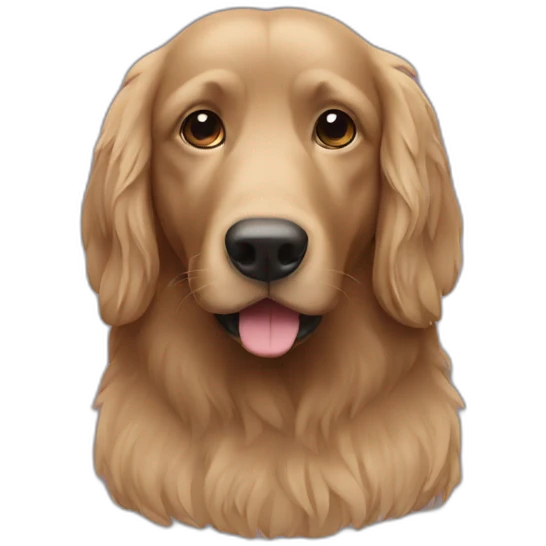 Flat coat emoji