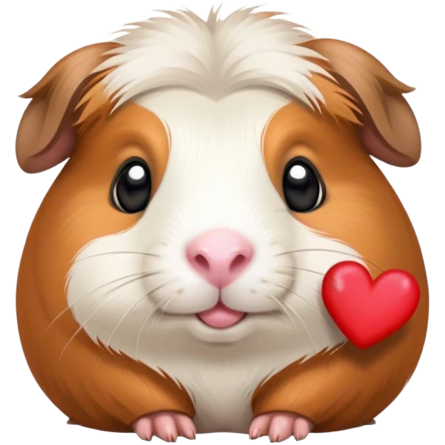 Valentine’s Day Guinea pig emoji