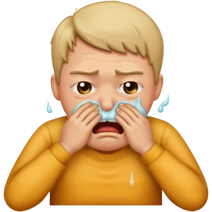 Someone puking emoji
