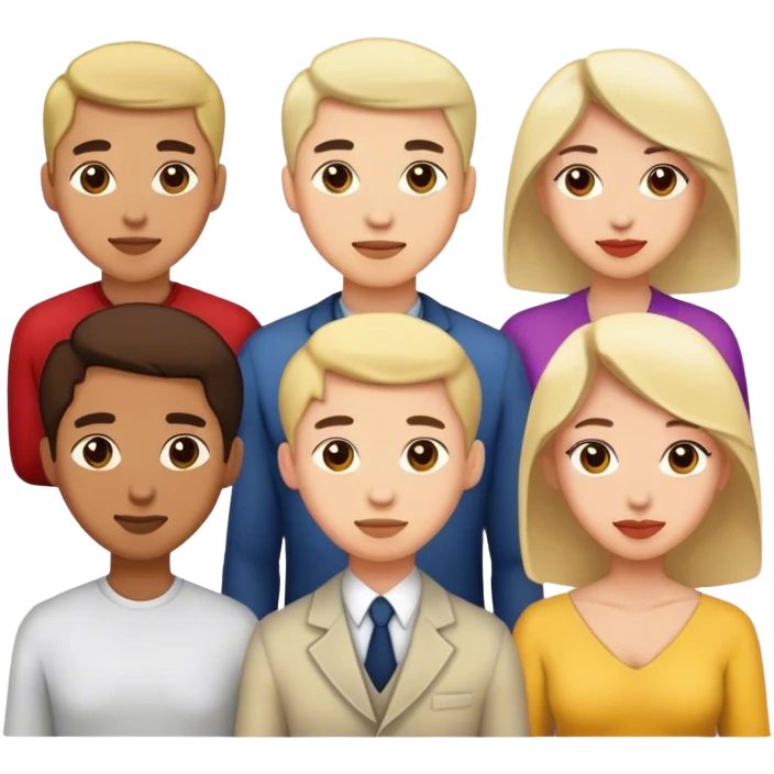 Man with women  emoji