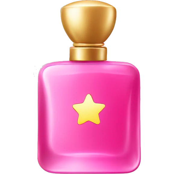 Pink perfume bottle  emoji