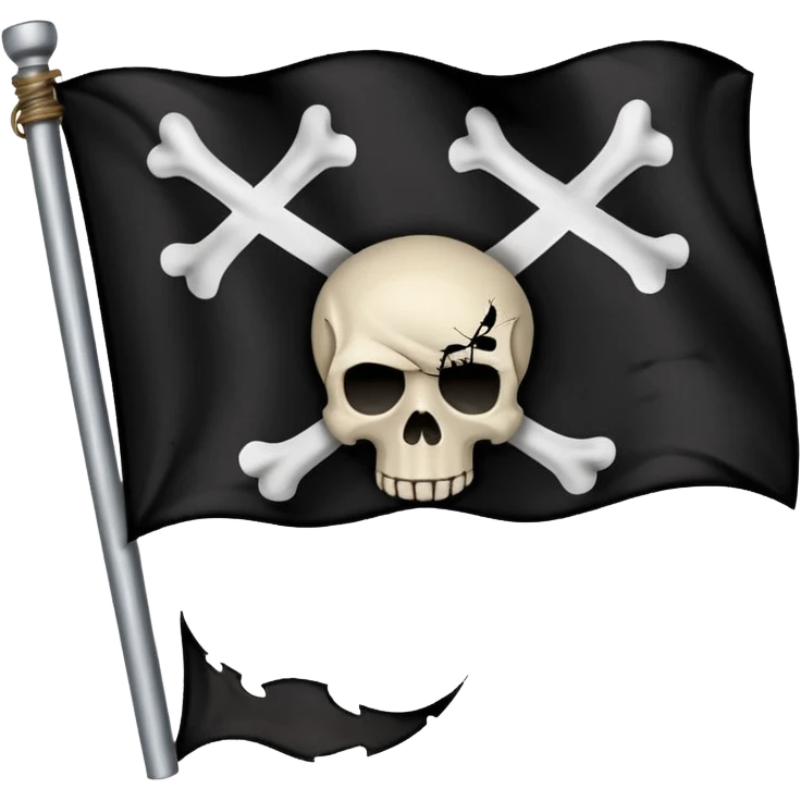 Fait moi cette emoji 🏴‍☠️ emoji
