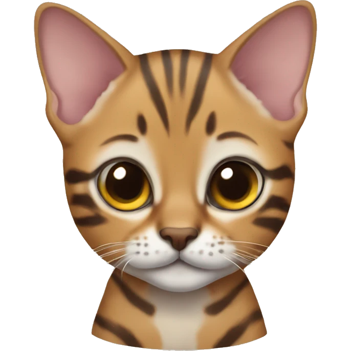 Bengal kitten emoji