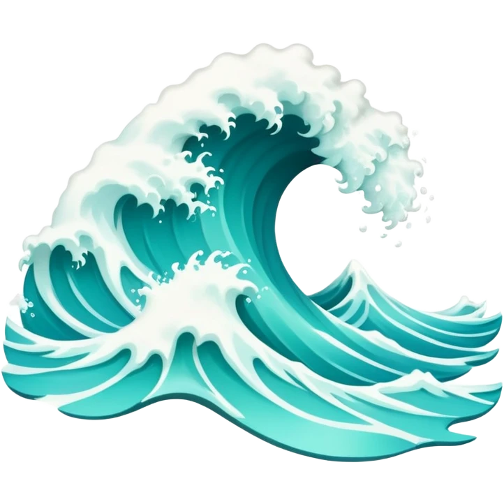 coastal waves emoji