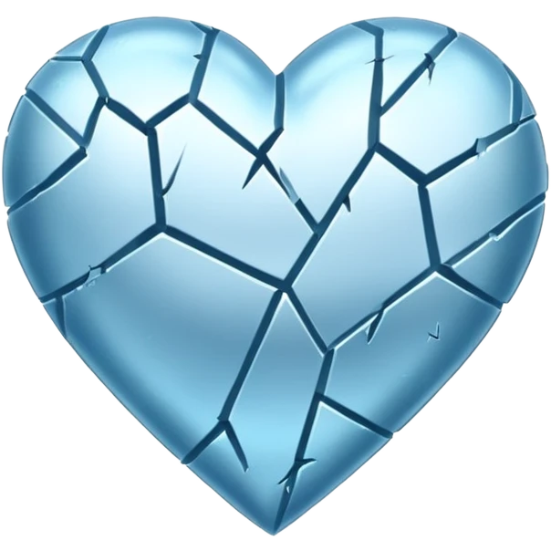 Corazón frio emoji
