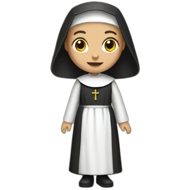 the nun emoji