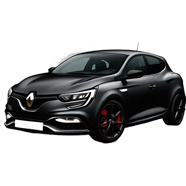 Black renault megane rs emoji