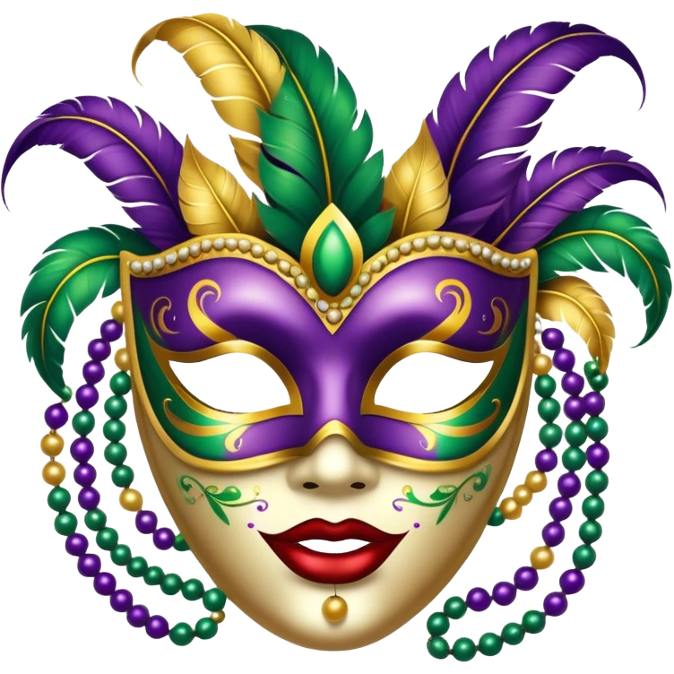 Mardi Gras emoji