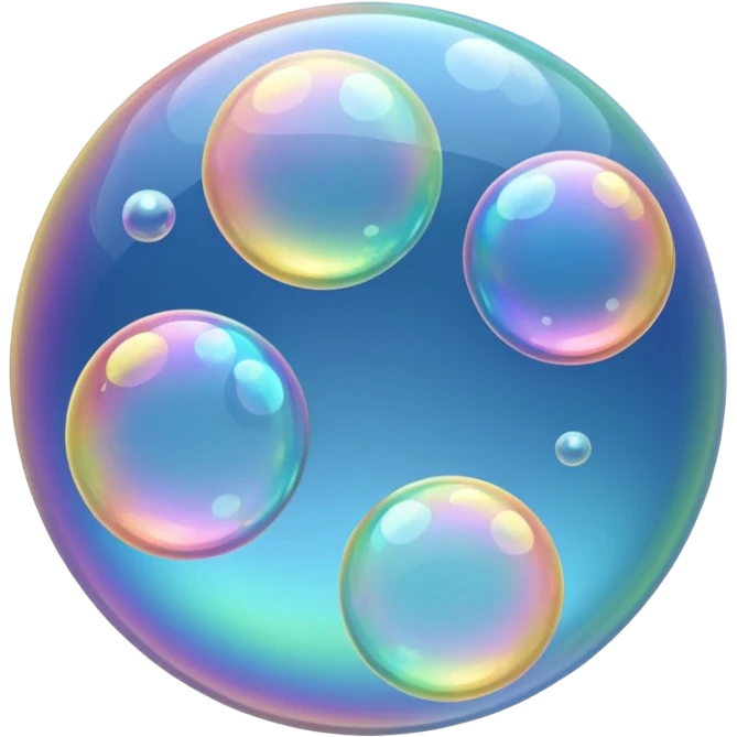 3 bubbles emoji