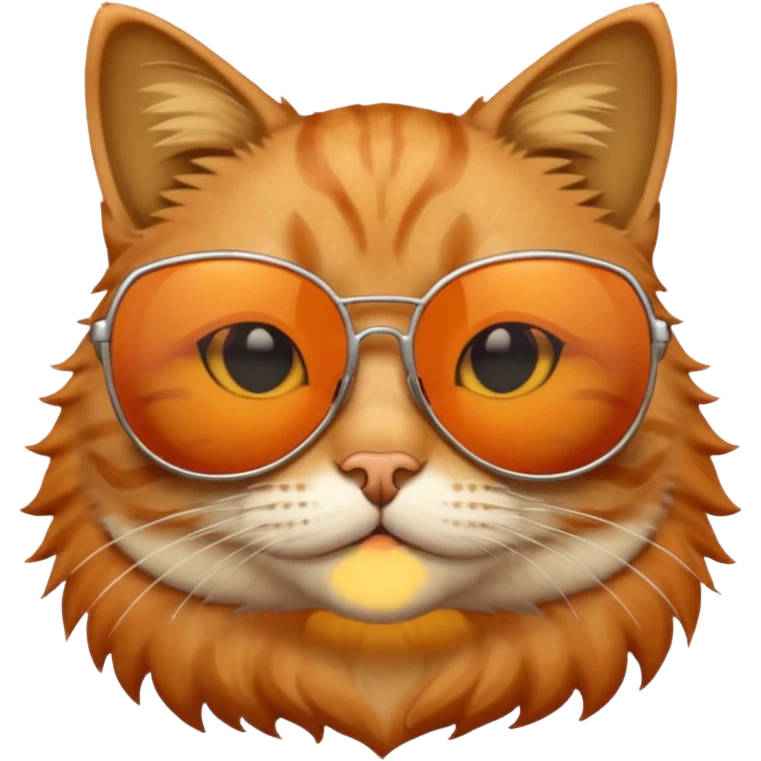 Cat wearing sunglasses emoji