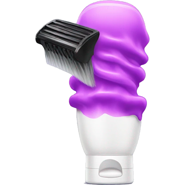 shampoo next to razor emoji