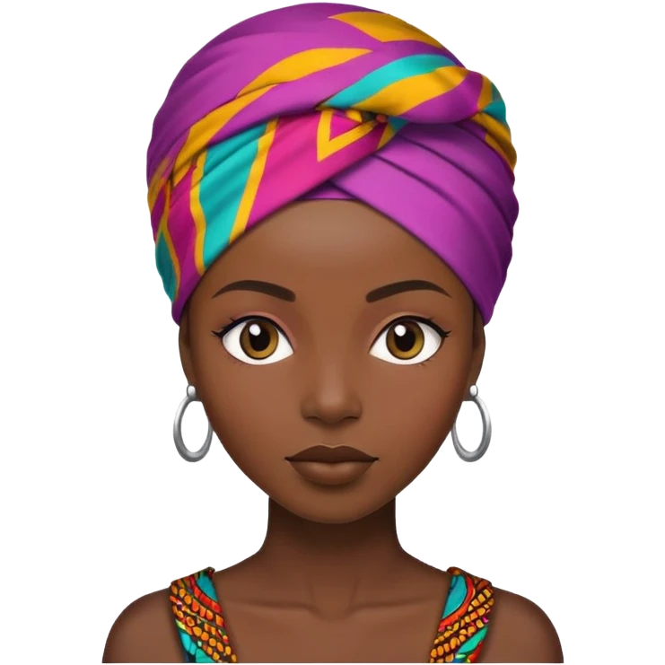 African woman emoji