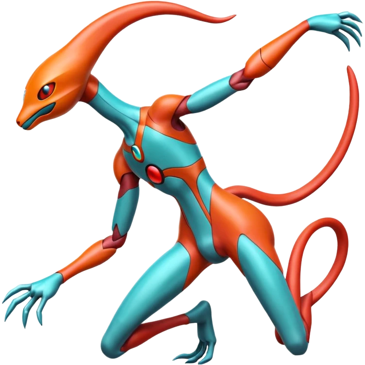 Deoxys-Fakémon-hybrid-creature (full body)  emoji