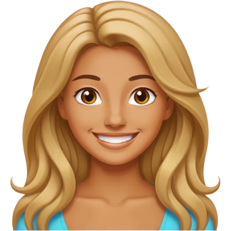 una donna che scopa emoji