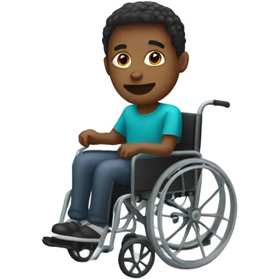 Disabled black person emoji