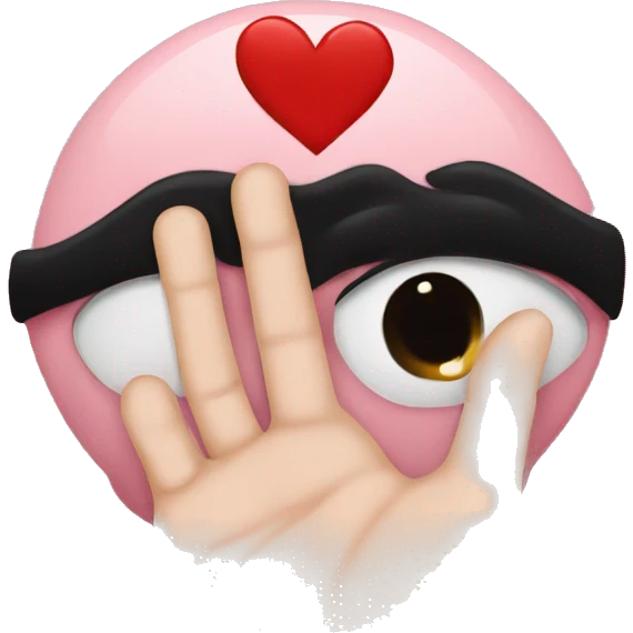 Kiss on the hand emoji