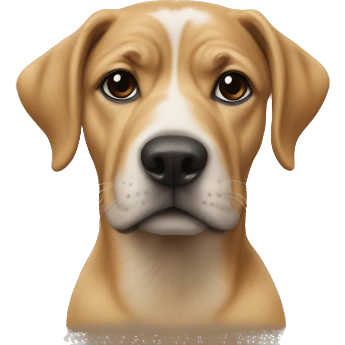 Dog emoji in five-panel   emoji