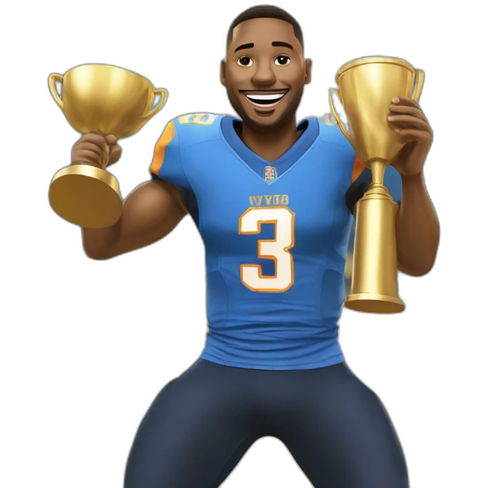 MVP winner celebration winning throphies emoji