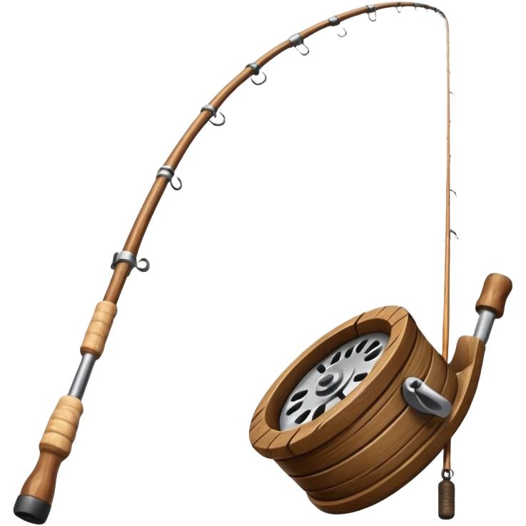 Fishing pole bending emoji