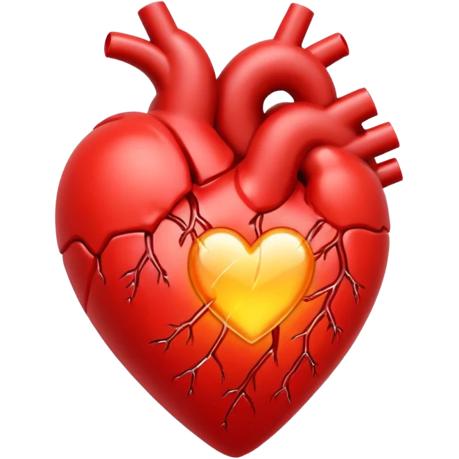 heart showing high pressure emoji