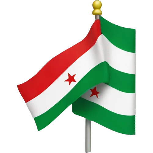 Green Syria flag emoji