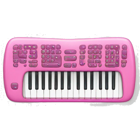 pink keyboard emoji