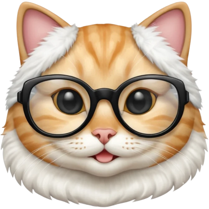 Cat wearing black cooling glass 😎😺 emoji