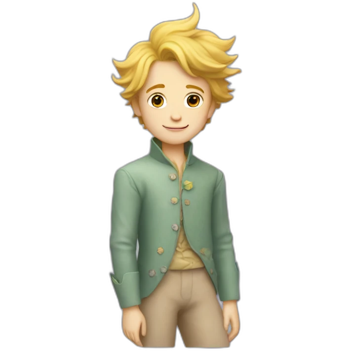 Le petit prince et sa rose emoji