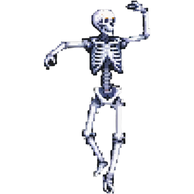dancing skeleton emoji