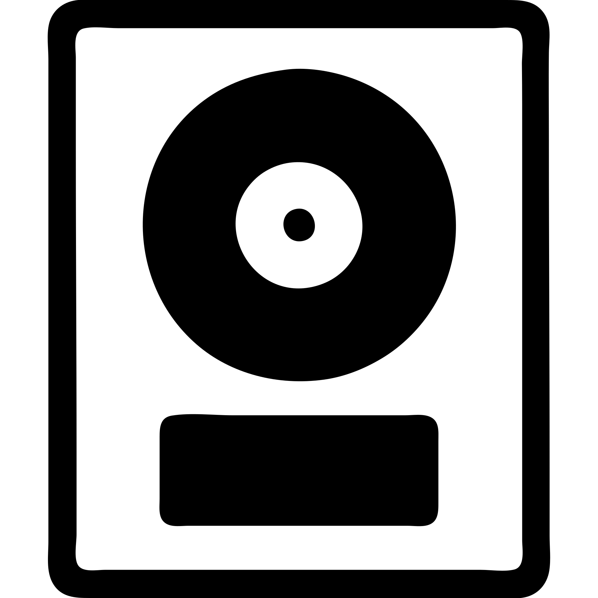 solid icon of a framed platinum record award, simple and bold emoji