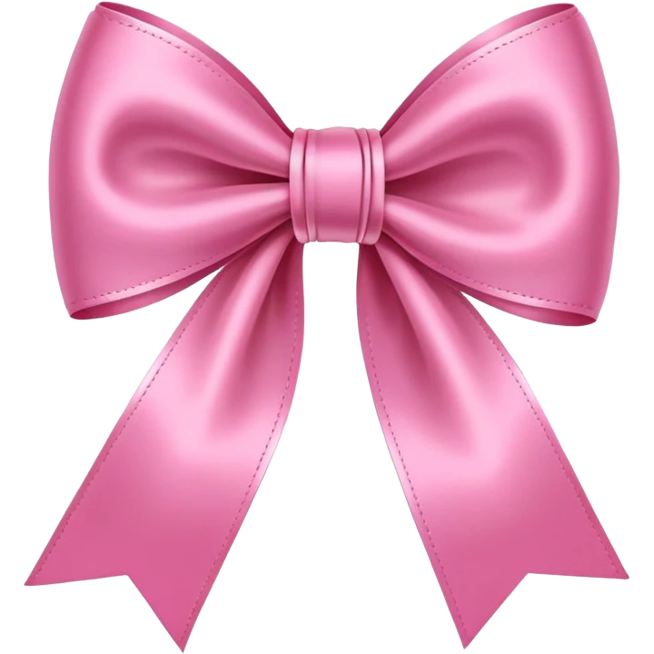 pink bow emoji