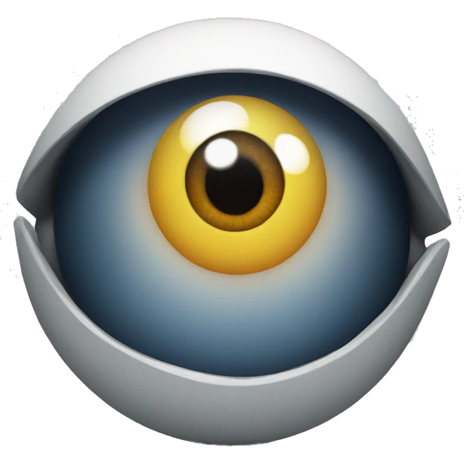 3d playfull Eye emoji emoji