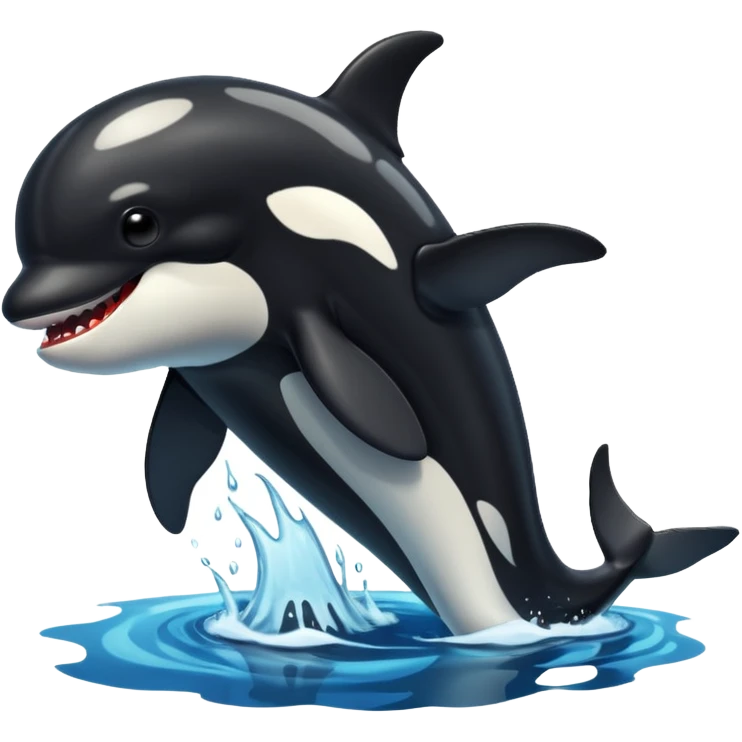 orca as a serial killer emoji