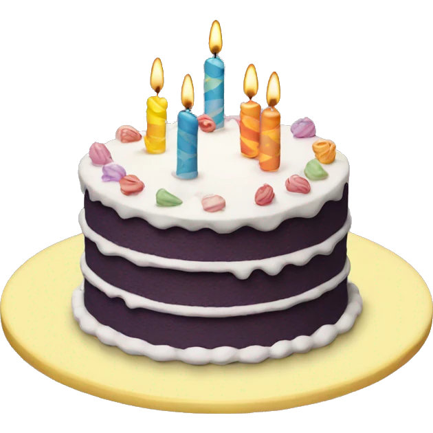 Birthday cake emoji
