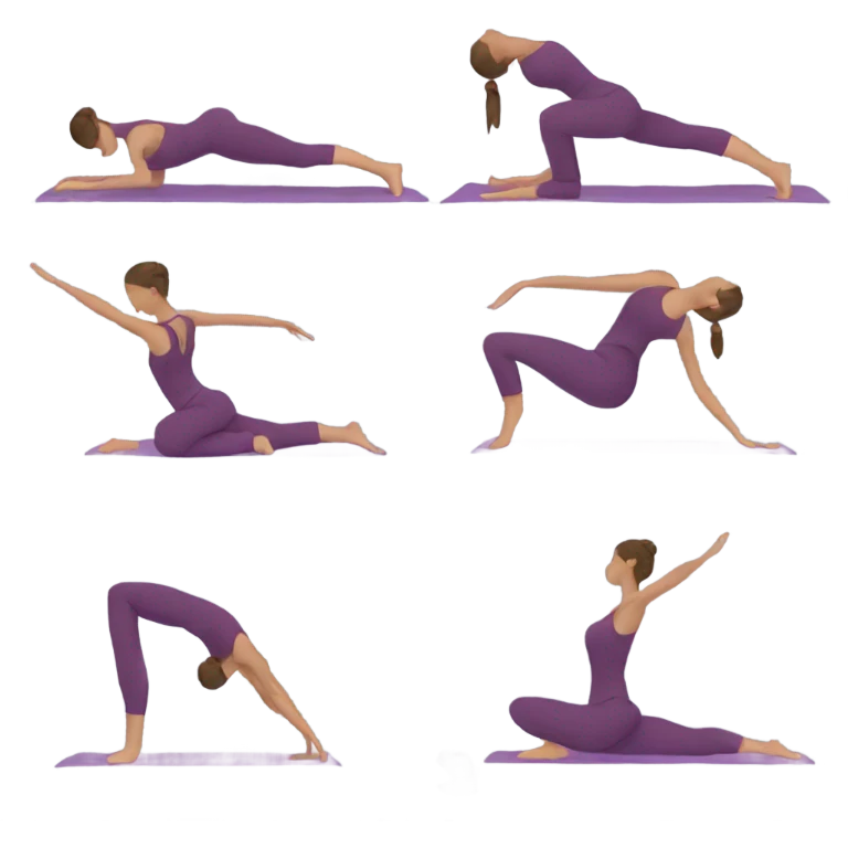 Yoga pose hand balance emoji