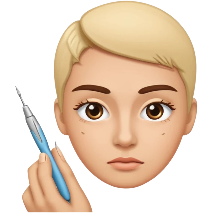 tweezers eyebrows emoji