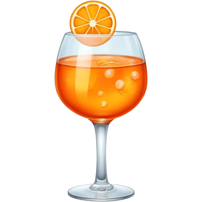 Aperolglas lacht emoji