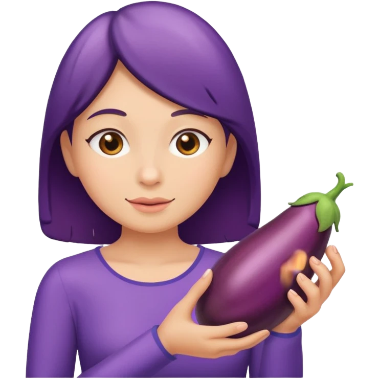 putting lotion on eggplant  emoji