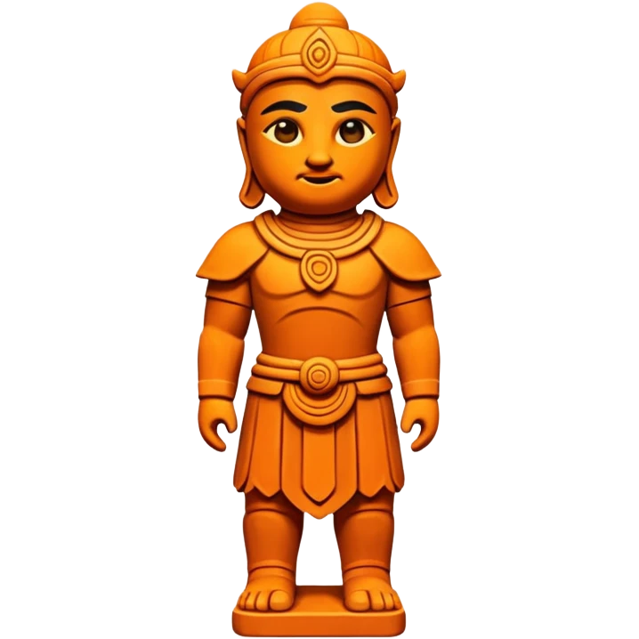 Terracotta guardian,Museum Statues. emoji