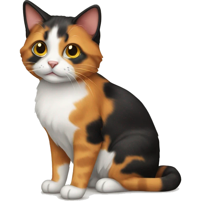 Calico cat emoji