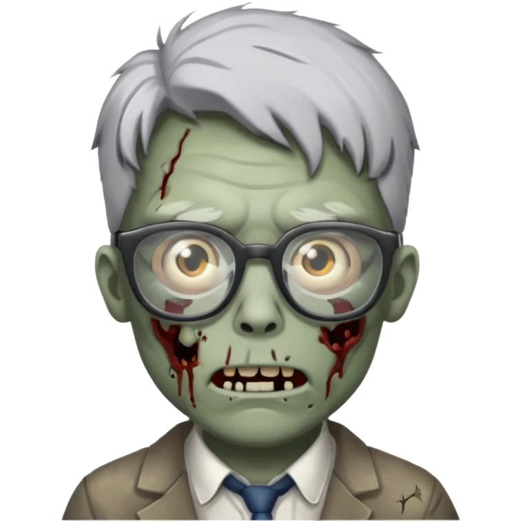 zombie glasses emoji
