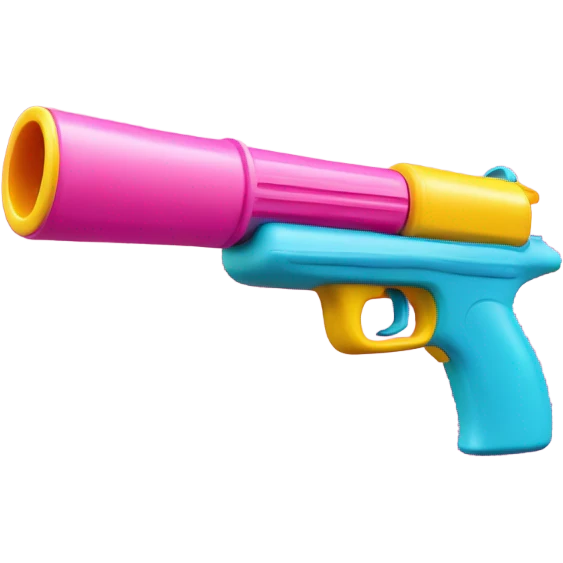 pink Water Pistol Emoji, must look like a toy emoji