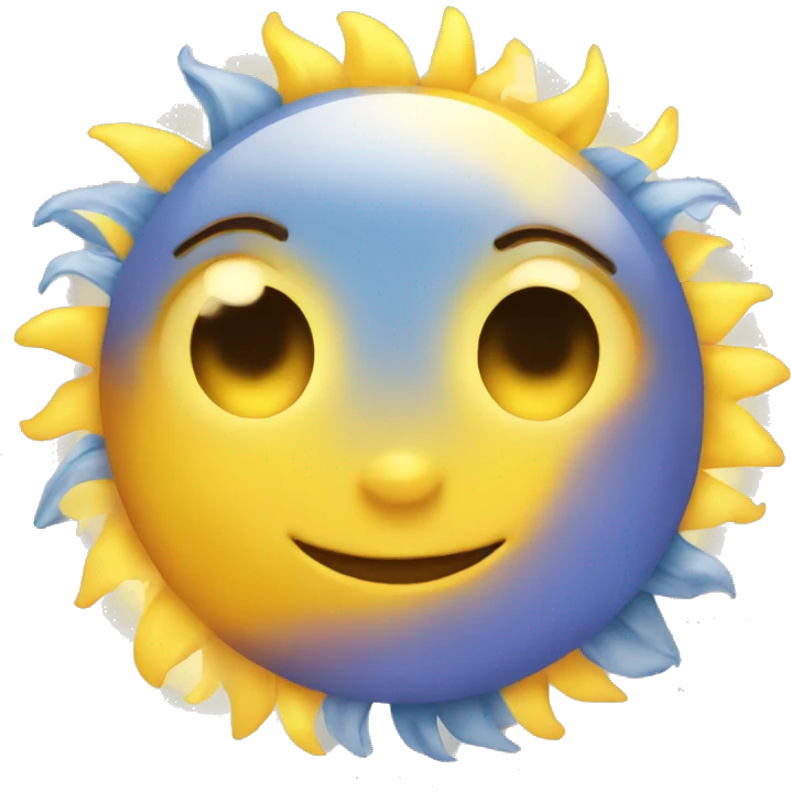 cute sunshine  emoji